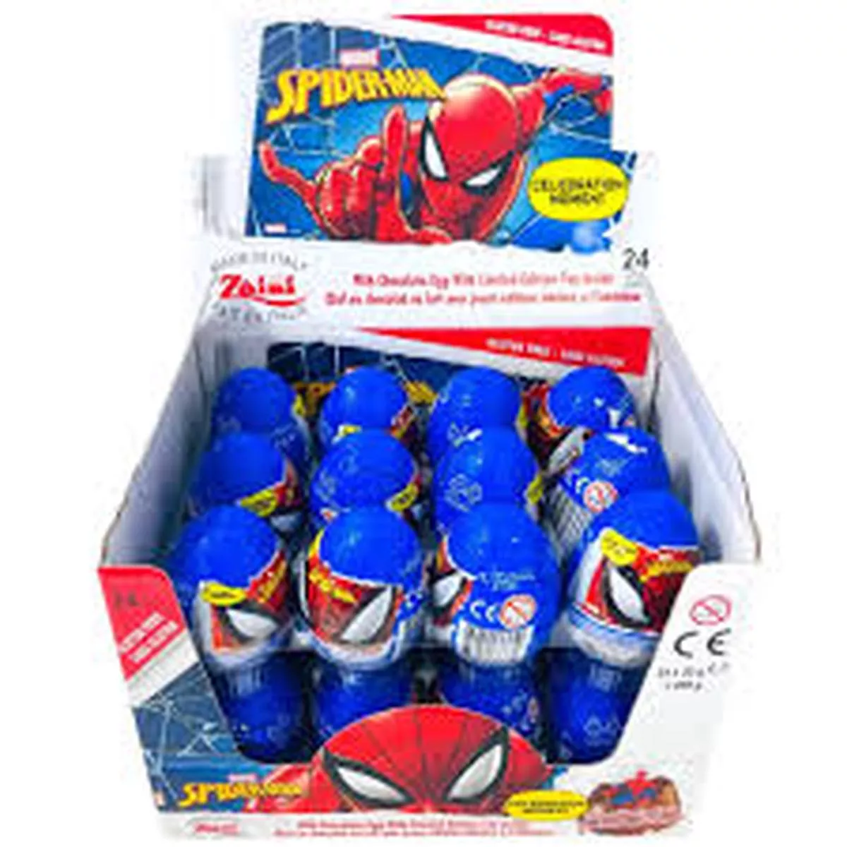 Candy: Spiderman Chocolate Surprise Egg – Ages 3+