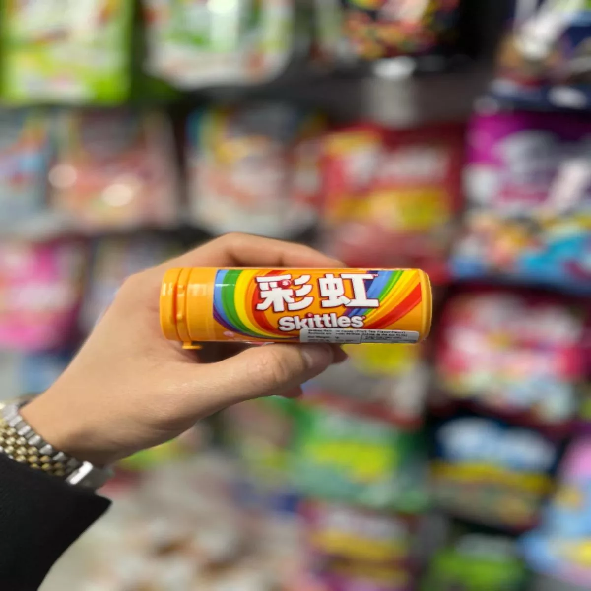 (CHINA) SKITTLES TUBE RAINBOW FRUIT TEA- 30G