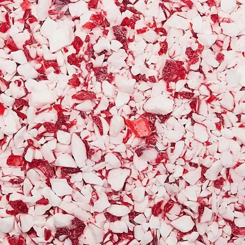 Crushed Peppermint Candy Cane Bits: 10LB Case