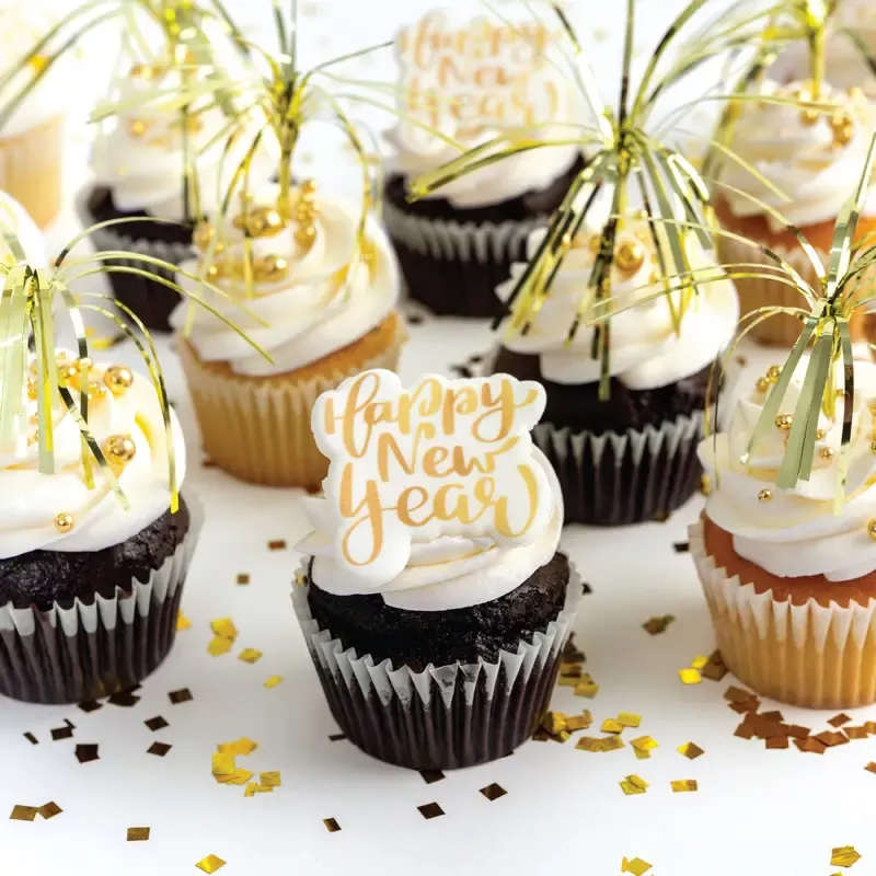 Happy New Year Cupcakes