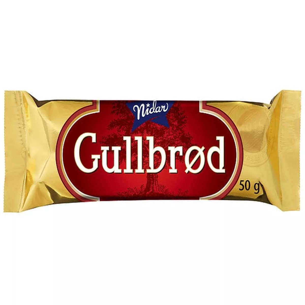 Nidar Gullbrd chocolate covered marzipan 50 gram