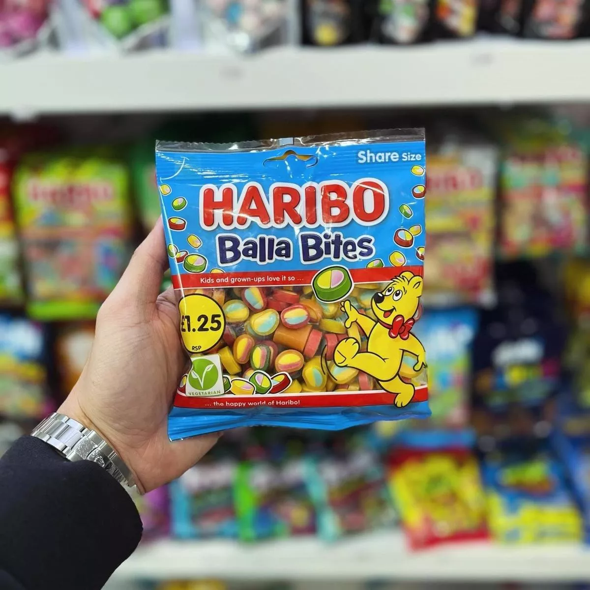 (UK) HARIBO BALLA BITES – 140G