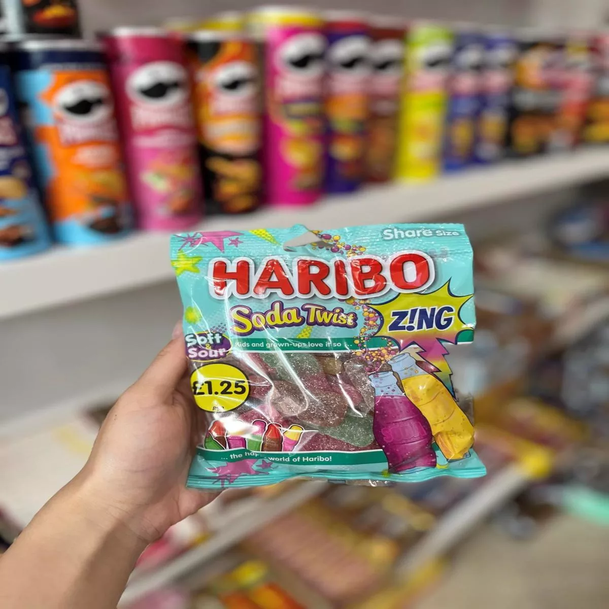 (UK) HARIBO SODA TWIST – 160G