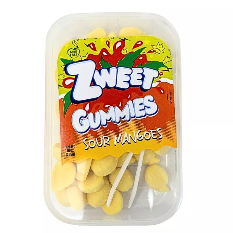 Zweet Gummies Sour Mangoes – 10oz