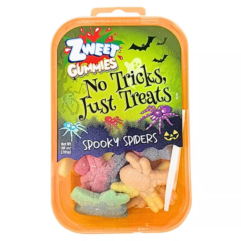 Zweet Gummies Spooky Spiders – 10oz